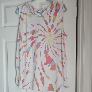 Sew In Love Vibrant Tie-Dye Tank Top